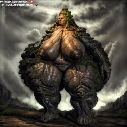 ai_generated deity european_mythology gaia_(god_of_war) giantess gigantic_ass god_of_war goddess greek_mythology hyper_ass large_breasts large_thighs matronai_(artist) mother_nature mythology public_domain rock rock_woman stone stone_woman thick_thighs