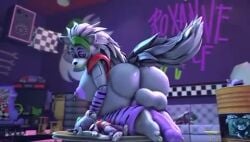 1futa 3d animated animatronic asshole autofootjob barefoot big_ass big_balls big_breasts cum different_angles doll five_nights_at_freddy's five_nights_at_freddy's:_security_breach fnaf foot_fetish foot_focus footjob futa_only futanari green_lipstick grey_body intersex knot no_sound rayhuma roxanne_wolf_(fnaf) self_footjob solo tagme tail video