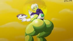 1girls ass back_view big_ass big_breasts big_butt breasts bubble_ass bubble_butt cheelai dragon_ball dragon_ball_super dragon_ball_super_broly fat_ass fat_butt huge_ass huge_butt the_zeep thick_ass thick_butt thick_thighs