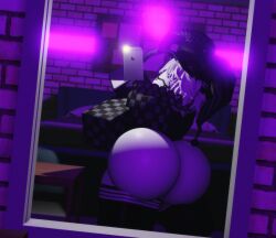 1boy 3d ass big_ass femboy massive_ass mermio mirror mirror_reflection mirror_selfie roblox robloxian selfie tagme