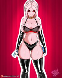1girls alien alien_girl big_breasts box_of_condoms bra breasts cleavage collar condom danitavg dany_vg dark_sclera dominatrix dragon_ball dragon_ball_xenoverse elbow_gloves female female_majin female_only gloves imminent_sex large_breasts latex latex_clothing latex_gloves latex_panties latex_stockings latex_thighhighs lingerie lube lube_bottle majin majin_dany monster_girl original_character panties pink_hair pink_skin see-through see-through_bra see-through_clothing sheer solo thick_thighs thighhighs thighs underwear vaseline zettai_ryouiki