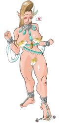 alternate_body_type babiskab_(artist) breath_of_the_wild female foot_domination giantess great_fairy great_fairy_(breath_of_the_wild) link miniboy tagme the_legend_of_zelda