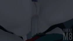 3d alley anal anal_sex animated blue_hair boku_no_hero_academia bottomless cowgirl_position female first_person_view greatm8 green_eyes hero izuku_midoriya lady_nagant loop male moaning my_hero_academia no_condom penis pink_hair pov pov_male pubic_hair rain riding sound straight tagme video villan