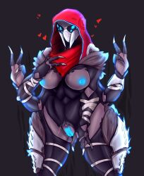 1girls 3_fingers 4_arms 4_eyes blue_eyes blue_nipples blue_pussy breasts breasts_out bungie cloak cloak_only destiny_(game) destiny_2 eliksni eliksni_(species) fallen female female_only glowing_nipples glowing_pussy hood hooded_cloak mask masked masked_female monty_nsfw multi_arm multi_eye multi_limb naked nipples nude nude_female pussy solo solo_female thick thick_thighs vagina