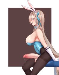 1futa 2023 alternate_version_at_source animal_ears asuna_(blue_archive) asuna_(bunny)_(blue_archive) balls big_breasts big_penis blue_archive breasts clothed clothing elbow_gloves erect_penis erection futa_only futanari gloves hi_res highres horny huge_breasts huge_cock human light-skinned_futanari light_skin more_at_source mostly_clothed penis penis_out precum precum_drip sitting smile solo solo_futa todding veiny_penis