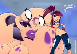 absurd_res ass_expansion ass_inflation big_ass big_breasts big_butt big_lips breast_expansion breast_inflation butt_expansion butt_inflation dancing_fish_members disney disney_xd edit expansion eyestalks female huge_ass huge_breasts huge_butt huge_lips humor hyper hyper_ass hyper_butt hyperflannel inflation lip_expansion lip_inflation massive_ass massive_breasts massive_butt morgan_(randy_cunningham) randy_cunningham:_9th_grade_ninja self_upload snailification theresa_fowler transformation