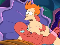 alien alien_girl alien_humanoid crustacean crustacean_humanoid decapodian_(futurama) edna_(futurama) futurama futurama_edna gay interspecies interspecies_impregnation