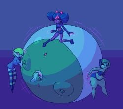 2024 bo-the-sno femdom gallade gardevoir gothitelle hi_res humanoid inflation malesub meloetta multiple_doms_one_sub pokémon_(species) pokemon pokemon_(species) spherical_inflation striped_clothing striped_legwear sunken_head sunken_limbs tagme