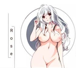 ai_generated jaki lhms nude red_eyes rose(lhms) white_hair