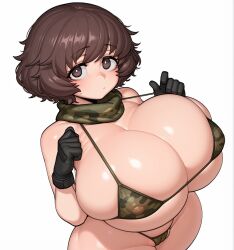 akiyama yukari from girls und panzer by baxx15