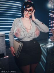 mei (overwatch) from overwatch by milapone