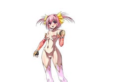 pink_hair short_hair valkyria wings witch