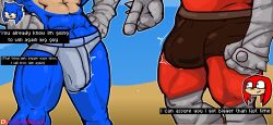 knuckles the echidna from sega by velvetdraw
