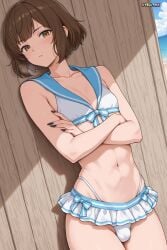 1femboy against_surface against_wall ai_generated androgynous ass bangs bare_arms bare_shoulders beach big_ass big_thighs bikini bikini_skirt black_nails blue_sailor_collar blush bob_cut bow bow_bikini breath brown_eyes brown_hair bubble_butt bulge butt closed_mouth collarbone cowboy_shot crossdressing crossed_arms curvaceous curvaceous_ass curvaceous_body curvaceous_figure curvaceous_hips curvaceous_thighs curvy curvy_body curvy_figure curvy_hips curvy_male curvy_thighs dutch_angle erection erection_under_clothes femboy femboy_focus femboysub feminine_body feminine_faced_male feminine_male feminization fingernails flat_chest frills heavy_breathing highleg highleg_bikini hips huge_ass huge_hips idolmaster idolmaster_dearly_stars long_fingernails looking_at_viewer lying male_focus mature mature_male nail_polish nails_painted navel official_alternate_costume on_back otoko_no_ko outdoors paid_reward_available pear-shaped_figure pear_shaped pectorals penis_bulge plump_thighs ryou_akizuki sailor_bikini sailor_collar sharp_fingernails shiny_hair shiny_skin short_hair sidelocks skindentation skinny_male skirt slim_waist solo solo_focus stomach sweat sweating sweaty sweaty_body swimsuit thick_butt thick_hips thick_legs thick_thighs thighs tiny_penis trap velutinx visible_breath voluptuous voluptuous_body voluptuous_femboy voluptuous_male watermark wet wet_body wet_skin white_bikini wide_ass wide_hips wide_thighs