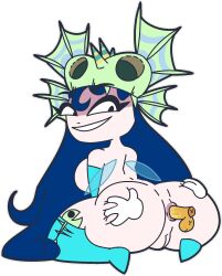 annetta fish (rayman) from rayman (series) by hairyballs3000
