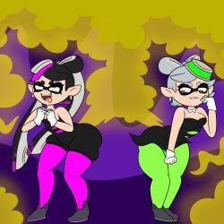 biggypiggy brap callie_(splatoon) fard fart fart_fetish farting farts fetish gassy inkling marie_(splatoon) nintendo splatoon splatoon_(series)