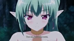 1boy 1boy1girl 1girls animated big_breasts blowjob censored cum cum_on_face elf english english_subtitles fellatio female green_hair huge_breasts japanese_voice_acting large_breasts magie_nina maken_no_hime_wa_ero_ero_desu male mp4 nipples oral paizufella paizuri paizuri_fellatio poro screencap sound subtitled tagme video voice_acted