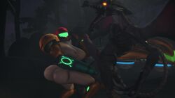 3d alien animated armor armored_samus big_ass big_breasts big_penis cum cumshot gunpoint handjob headgear helmet helmet_with_visor metroid mp4 power_suit punisheddumas purple_skin ridley samus_aran sound source_request tagme twerking varia_suit varia_suit_helmet video