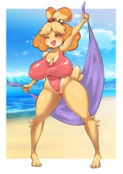 isabelle (animal crossing) from animal crossing by boingfarm
