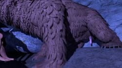 3d anal animal_penis animated bear deep_throat deepthroat extreme_size_difference face_fucking fellatio feral highres human male/male mammal mp4 nicobay_(artist) no_sound oral size_difference source_filmmaker tagme tongue tongue_out video yaoi zoophilia