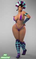 1girls 3d ass big_ass big_breasts bottom_heavy breasts busty curvaceous curvy curvy_figure evil-lyn eyebrows eyelashes eyes female female_focus hips hourglass_figure legs light-skinned_female light_skin lips masters_of_the_universe mrmasskie thick thick_legs thick_thighs thighs upper_body voluptuous waist wide_hips