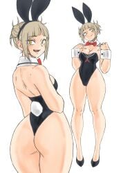 ass bubble_butt bunnysuit double_bun himiko_toga long_legs my_hero_academia toshinoshin00