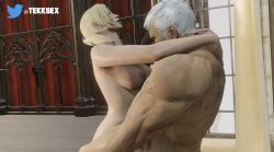 3d 3d_(artwork) blender blender_(software) bryan_fury female nina_williams nsfw pornography sfm tekken tekken_7