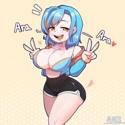 1girls ara_ara big_ass big_breasts owo3181 tagme twitter_user_oc wide_hips