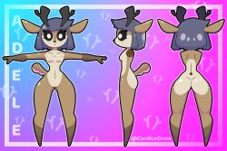 absurd_res adele_(cordicedraw) anthro cordicedraw deer female hi_res mammal nipples nude