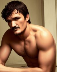 bara men naked pedro_pascal the_last_of_us