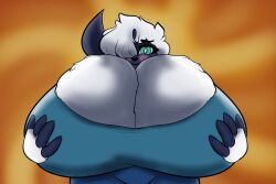 absol big_breasts breasts cynthia_(lunarspy) huge_breasts maniacalmiss pokémon_(species) pokemon pokemon_(species)