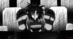 feet feet_up female_only foot_fetish goth_girl i_can't_sleep looking_up nia socks