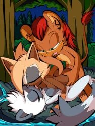j_nsfw klaue_the_lion sonic_(series) tangle_the_lemur whisper_the_wolf