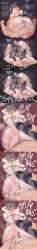 1boy 1girls ass ass_spread bubble_butt comic cum cum_in_mouth cum_in_pussy cum_inside facesitting from_behind oral sex smug snuffy vammzu virtual_youtuber
