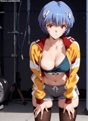 1girls 2d ai_generated areolae armpit asian asian_female bare_arms blue_hair chest completely_naked completely_nude completely_nude_female curvy curvy_figure cute cute_face detailed eyelashes eyeshadow female female_only fit fit_female focus hair high_quality legs light-skinned_female light_hair light_skin lips lipstick looking_at_viewer makeup mascara medium_breasts naked neon_genesis_evangelion nero100 nipples nude nude_female pale-skinned_female pale_skin perky_breasts posing pussy rei_ayanami seductive seductive_look short_hair skinny skinny_girl stable_diffusion tagme teen teenage_girl teenage_tits thighs thin_waist vagina