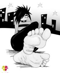 feet female female_only foot_fetish foot_focus i_can't_sleep nia toes