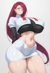 1female 1females 1girl 1girls ai_generated female female_only girl girl_only jessie_(pokemon) neitherart pokemon solo solo_female solo_girl tagme