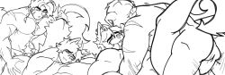 2boys anal_penetration anal_sex bloodiemir digital_drawing_(artwork) digital_media_(artwork) gay gay_anal gay_domination gay_male gay_sex male male/male male_only male_penetrated male_penetrating male_penetrating_male muscular muscular_male original_character