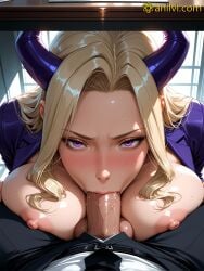 1girl 2026 ai_generated anilvl anime big_boobs big_breasts big_chest big_penis big_tits bj blowjob blush boku_no_hero_academia boobs breasts bust busty chest cock deepthroat dick erect_nipples fellatio hard_nipples highres large_breasts looking_at_viewer male_pubic_hair mount_lady my_hero_academia nipples oral oral_sex patreon penis pov pubic_hair takeyama_yuu tits yuu_takeyama