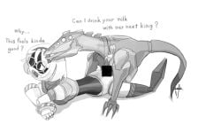 1girls dialogue doggy_style feral feral_on_female glitch_productions murder_drones penetration sentinel_(murder_drones) v_(murder_drones) whuupuu zoophila