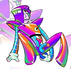 areld_lmao blue_penis enema femboy human_only humanoid humanoid_genitalia humanoid_male humanoid_penis male male_only mettaton mettaton_ex penis pink_body pink_eyes pink_penis purple_body purple_hair robot robot_boy robot_femboy robot_humanoid robot_male robot_penis short_hair undertale utdr_(toby_fox)