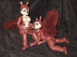 anthromon bjd breasts cute doll female nude penis rodent sex_toy squirrel strap-on toy what