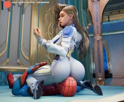 1boy 1girl 1girls 3d 3d_(artwork) absurd_res arrogant ass ass_bigger_than_head ass_up baddie beaten big_ass blender blonde_hair breasts catfight choking clothed clothed_female dagger_(marvel) dagger_(marvel_rivals) defeated dominant dominant_female domination dominatrix facesitting female female/male female_domination femdom fully_clothed green_eyes gun helpless highres huge_ass humiliated humiliating humiliation jpeg jvfemdom large_ass leg_choking legs light-skinned_female light-skinned_male light_skin long_hair looking_pleasured low-angle_view male male/female male_on_female marvel marvel_comics marvel_rivals mixed_wrestling muscle_mommy muscles muscular muscular_female muscular_thighs non-nude peter_parker pinned pinned_down red_hair round_ass round_butt sadism sadistic sadistic_female self_upload sitting sitting_on_another sitting_on_face sitting_on_person skin_tight smile smirk smug smug_face smug_grin spider-man spider-man_(marvel_rivals) spider-man_(series) straight stretching submission submission_hold submissive suffocation superhero superheroine thick_thighs thigh_choking thor_(series) utter_domination wrestling