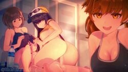 2boys 2boys3girls 3d 3d_animation 3girls 3girls2boys 67 67_(meme) anna_anon big_breasts cowgirl_position cum cum_inside cum_on_face jerking_off pov sound tagme video voice_acted