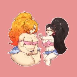1female 1girl 1girls big_ass big_butt danscarf freckles huge_ass huge_butt nerd_and_jock_(webcomic) orange_hair tiger_(nerd_and_jock) webcomic webcomic_character webtoon