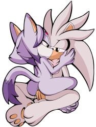blaze_the_cat j_nsfw silver_the_hedgehog sonic_(series)