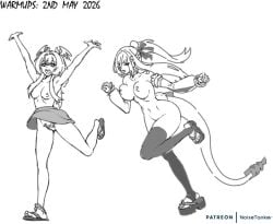 2girls breasts cissia_(zenless_zone_zero) female genshin_impact_event linnea_(genshin_impact) noisetanker nude pussy tagme zenless_zone_zero
