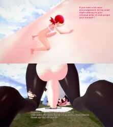 2futas 3d balls body_growth body_growth_(enlargement) brown_hair city cum cum_flood destruction english_text female frottage futa_giantess futanari giantess giantess_futa growth huge_cock hyper_giantess intersex koikatsu mei_(pokemon) nintendo penis pokemon pokemon_bw pokemon_gsc red_hair rosa_(pokemon) size_difference text whitney_(pokemon) xavierhuge