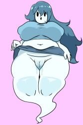 big_ass big_breasts chubby chubby_female ghost_girl massive_ass pussy pussy_juice spooky spooky's_house_of_jump_scares spooky_(shojs) thick_ass thick_thighs