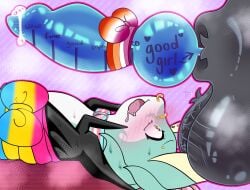 animal_genitalia animal_penis balls big_balls black_body black_fur black_scales blue_penis bodily_fluids bow_ribbon bridge_piercing canine_genitalia canine_penis collar cum cum_drool drooling duo ear_piercing ear_scar eeveelution english_text eyebrow_piercing facial_piercing female female/female feral fur furry_balls generation_2_pokemon generation_5_pokemon genital_fluids genitals good_girl graded_penis green_body green_scales gynomorph hi_res huge_balls intersex intersex/female intersex/male justiceposting knot knotted_penis lesbian_pride_colors lgbt_pride lihua_(omnibat) long_ears male musk nintendo nose_piercing nose_ring pansexual_pride_colors penis piercing pokemon pokemon_(species) pride_colors ring_piercing saliva scales scar serperior sheath sweat sweatdrop text text_on_penis trans_(lore) trans_woman_(lore) transgender_pride_colors umber_(that_cursed_bre) umbreon